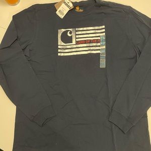 Carhartt Long Sleeve. “Land of the free”. Size L.
